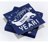 20 tovaglioli al Chalet in ovatta a 3 strati, 33 x 33 cm