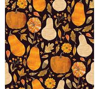 20 tovaglioli autunnali zucche e foglie mescolati come decorazione da tavolo. Tovaglioli di carta con motivo. Anche per decoupage e decoupage 33 x 33 cm