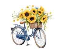 20 tovaglioli con fiori e girasoli come decorazione da tavolo. Tovaglioli di carta con motivo. Anche per decoupage e decoupage 33 x 33 cm