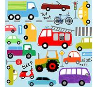 20 tovaglioli con molte auto colorate, per compleanno e ragazzi, 33 cm x 33 cm