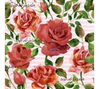 20 tovaglioli floreali potenti rose rosse come decorazione da tavolo. Tovaglioli di carta con motivo. Anche per decoupage e decoupage 33 x 33 cm