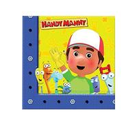 20 tovaglioli in carta Handy Manny 33x33 cm per feste a tema