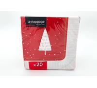 20 tovaglioli in ovatta 33x33 cm 3v Bosco Incantato