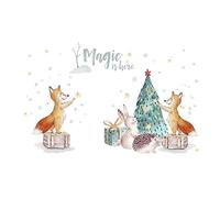 20 tovaglioli natalizi simpatici animali decorano albero come decorazione da tavola. Tovaglioli di carta con motivo. Anche per decoupage e decoupage 33 x 33 cm