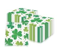 20 tovaglioli per feste di San Patrizio, tovaglioli per festival irlandesi, tovaglioli di San Patrizio, tovaglioli da cocktail, tovaglioli di carta morbida, tovaglioli da festa per decorazioni per