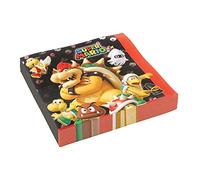 20 tovaglioli * Super Mario BROS * per compleanno bambini o feste a tema // Napkins Bowser Kappa compleanno bambini Buu-Huu