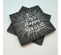 20 tovaglioli voti in ovatta a 3 strati, 33 x 33 cm