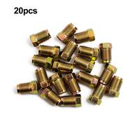 20 Tubo Freno Raccordo Set Per for 3/16 Inversione Clacson Metrico Taglio Dado