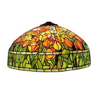 20 "TULIP TULIP PATTURA DI GLIGHT SHARMS LAME SOSTITUZIONE Sostituzione sfumature in stile Tiffany Sostituzione del paralume Flori Sostituzione per lampada da tavolo Lampade Lampade a