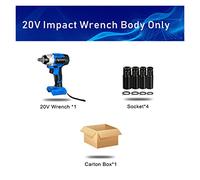 20 V Trapano brushless/Grinder angolare/Brushless Impact Wrench/Air Glofrator/Jig SAW Series Bare Power Tools(PTET1015-1)