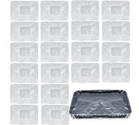 20 vassoi usa e getta per vernice, 22,9 cm, per pittura a rullo di vernice, in plastica, per pareti e soffitti