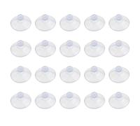 20 ventose per vetro, ventose per finestre, trasparenti, senza gancio, per finestre, vetro, piastrelle, cucina, bagno, specchi, decorazione per finestrini dell'auto (diametro 20 mm)