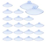 20 ventose trasparenti, ventose in plastica LJFEA PVC senza ganci, ventose robuste, adatte per finestre, pannelli di vetro, piastrelle, decorazione di auto, cucine, bagni, luci, armadietti (30 mm).