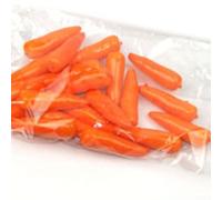 20 verdure finte da cucina, tra cui peperoncino rosso, patate, perfette per esposizione e decorazione (carota)