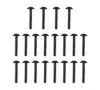 20 viti di fissaggio per alloggiamento del filtro dell'aria per /, acciaio al manganese, nero, adattabile, 2 misure incrociate/per vite T25 inclusa (per viti T25) per)