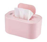 20 x 12 x 15 cm, salviettine umidificate riscaldanti USB, per il riscaldamento della casa e per il riscaldamento dei bambini, scatola per le salviettine umidificate (rosa)