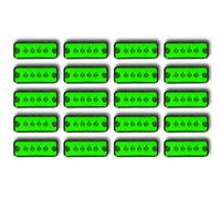 20 x 24V LED INCASSO VERDE LUCI DI POSIZIONE LAMPADE PARCHEGGIO CAMION...