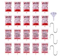 20 x 250 ml Contenitore per Bevande di Qualità Alimentare PVC Anti-Perdite Halloween Sangue Bere Borracce Bevande Sacca per Infusione Regalo
