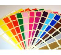 20 x 30mm Rettangolare Codice Colore Id Punti Vuoto Prezzo Adesivi Etichette