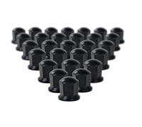 20 x 33mm Nero Aletta Ruota Bullone Dado Cover Plastica Tappo per Scania Renault