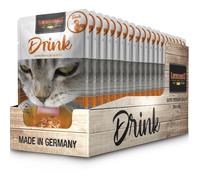 20 x 40 g Leonardo Drink Duck Alimento Complementare Bevanda per Gatti Adulti con Brodo e Carne di Anatra e Pollo Senza Cereali