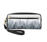20 x 5,5 x 8,5 cm, borsa per il trucco, motivo: rosa notte scura, per uomini e donne, Foresta Tranquillo, Taglia unica