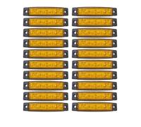 20 x 6 luci di posizione laterali LED 12V luci di posizione camion E9 arancione