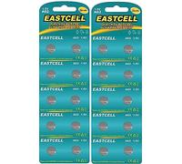 20 x AG2 1,5 V senza mercurio 28 mAh (2 blister da 10 batterie) LR59 106 726 monouso