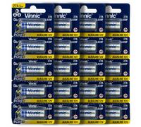 20 X Batterie Vinnic 27A L828F Alkaline 12V Alta Tensione MN27 E27A Allarmi