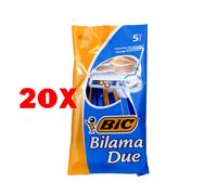 BIC Rasoio monouso Bic 2 – Doppia lama – Rasatura barba uomo – 100 pz