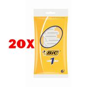 20 X Bic Rasoio Monouso Monolama Classic 6 Pz.