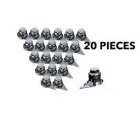 20 x bulloni con tappo ADR cromati con dado direzionale, copertura da 32 mm...