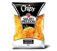 20 x BUSTA PATATINE SALATI PREZIOSI CHIPS GRIGLIATE 180 GR BOX BUSTE CARTONE