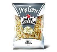 20 x BUSTA PATATINE SALATI PREZIOSI POP CORN MAIS IN FESTA 90 GR PONY PATATINE