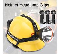 20 X Casco Headlamp-Clips Antiscivolo Plastica Helmet-Clamps Ganci for