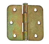 20 X Cerniere Rotolanti 75 X 75 Mm Angolari Giallo Zincato