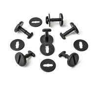 20 x clip tappetino chiusura girevole con blocco nero per BMW E39 E46 E83