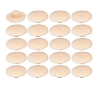 20 x coprivite in plastica, 4 x 2,7 x 11,8 mm, Confirmat, per mobili, tappo e buco, protezione universale, colore: beige sabbia
