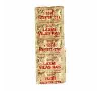 20 x Dabur Laxmi Vilas Ras 200 compresse per erbe pure per raffreddore e infl...