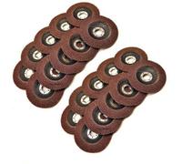 20 x dischi a lembo 40 smerigliatrice angolare grana 4,5" (115 mm) levigatura...