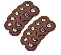 20 x dischi a lembo 60 smerigliatrice angolare grana 4,5" (115 mm) levigatura...