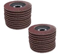 20 x dischi a lembo 80 smerigliatrice angolare grana 4,5" (115 mm) levigatura...