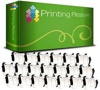 20 x DK11202 Etichette adesive compatibile per Brother P-Touch QL-500 QL-500BW QL-570 QL-700 QL-720NW QL-800 QL-810W QL-820NWB QL-1050 QL-1100 QL-1110NWB | 62mm x 100mm | 300 Etichetta per Rotolo