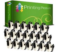 20 x DK11204 Etichette adesive compatibile per Brother P-Touch QL-500 QL-500BW QL-570 QL-700 QL-720NW QL-800 QL-810W QL-820NWB QL-1050 QL-1100 QL-1110NWB | 17mm x 54mm | 400 Etichetta per Rotolo