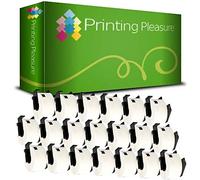 20 x DK11208 Etichette adesive compatibile per Brother P-Touch QL-500 QL-500BW QL-570 QL-700 QL-720NW QL-800 QL-810W QL-820NWB QL-1050 QL-1100 QL-1110NWB | 38mm x 90mm | 400 Etichetta per Rotolo