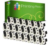 20 x DK11221 Etichette Piazza adesive compatibile per Brother P-Touch QL-500 QL-570 QL-700 QL-720NW QL-800 QL-810W QL-820NWB QL-1050 QL-1100 QL-1110NWB | 23mm x 23mm | 1000 Etichetta per Rotolo