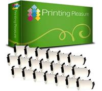 20 x DK11241 Etichette adesive compatibile per Brother P-Touch QL-1050 QL-1060N QL-1100 QL-1110NWB | 102mm x 152mm | 200 Etichetta per Rotolo | Etichette per Spedizioni