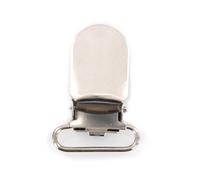 20 x Fermagli per bretelle Ganci per cinghie 20 mm color argento