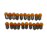 20 X Lampadine Arancioni Indicatori AMBER 12V 10W BA15s Luci Post.