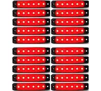20 x laterale a LED 24 V Rosso Luci per Auto